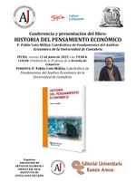 Conferencia y presentación del libro Historia del pensamiento económico en la escuela de Comercio de Gijón