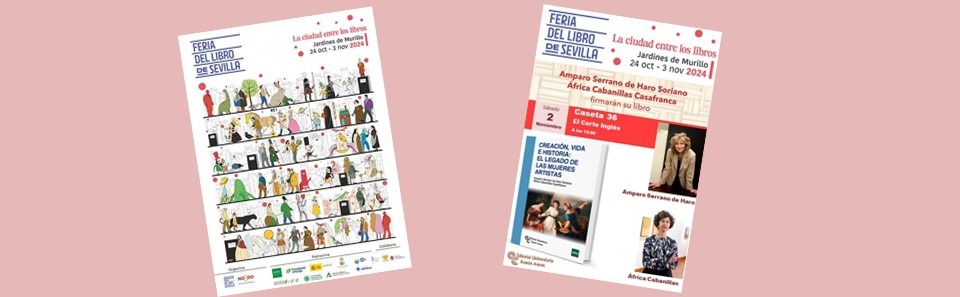 Nuestras autoras del libro; Creación, vida e historia:.., firmarán en la Feria del libro de Sevilla 2024